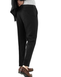 Abito Uomo Doppiopetto Viscosa Classico Sartoriale Nero AE1203A