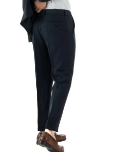 Abito Uomo Doppiopetto Viscosa Classico Sartoriale Blu AE1200A