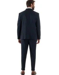 Abito Uomo Doppiopetto Viscosa Classico Sartoriale Blu AE1200A