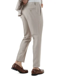 Abito Uomo Doppiopetto Viscosa Classico Sartoriale Beige AE1202A