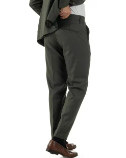 Abito Uomo Monopetto Lana Classico Sartoriale Verde AE1198A