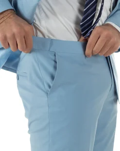 Abito uomo monopetto vestito viscosa completo giacca pantaloni polvere GIOSAL-AE1232A