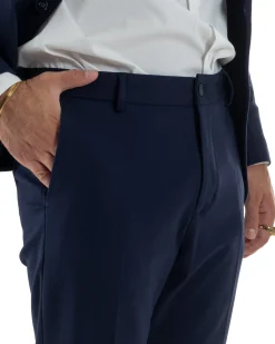 Abito Uomo Monopetto Viscosa Sartoriale Tinta Unita Blu Over-D OC1F2W5G01