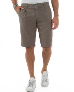 Bermuda Cotone Chino Tasche America Basic PC2014A