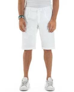 Bermuda Cotone Chino Tasche America Basic PC2017A