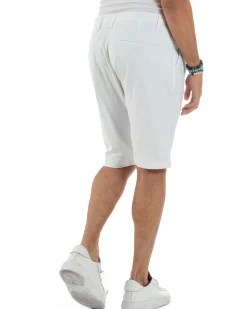 Bermuda Cotone Chino Tasche America Basic PC2017A
