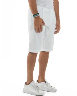 Bermuda Cotone Chino Tasche America Basic PC2017A