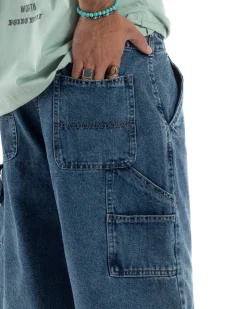 Bermuda Jeans Uomo Carpenter Denim Oversize PC1983A