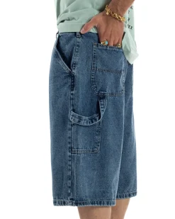 Bermuda Jeans Uomo Carpenter Denim Oversize PC1983A