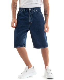 Bermuda Pantaloncini Uomo Corti Jeans Baggy Tasca Smart Denim GIOSAL-PC1918A