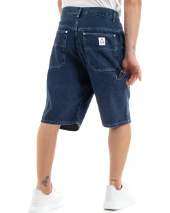 Bermuda Pantaloncini Uomo Corti Jeans Baggy Tasca Smart Denim GIOSAL-PC1918A