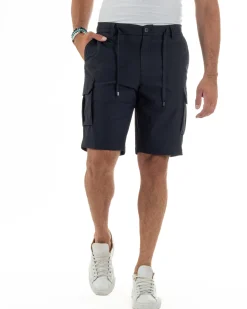 Bermuda Pantaloni Corti Cargo No Stiro PC2026A