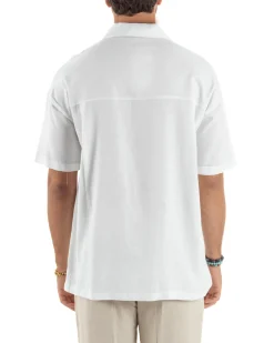 Camicia Maniche Corte Lino Relaxed Fit CC1225A
