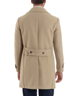 Cappotto Uomo Doppiopetto Diagonale Camel Over-D OE1F2W5K03