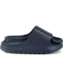 Ciabatte Uomo Unisex Gomma Estive Mare Piscina Tinta Unita Blu Pantofole Antiscivolo GIOSAL-S1225A