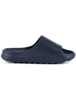 Ciabatte Uomo Unisex Gomma Estive Mare Piscina Tinta Unita Blu Pantofole Antiscivolo GIOSAL-S1225A