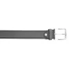 Cintura Uomo Larga Cinta Fibbia in Metallo Regolabile Grigio Scuro Eco Camoscio GIOSAL-A2100A