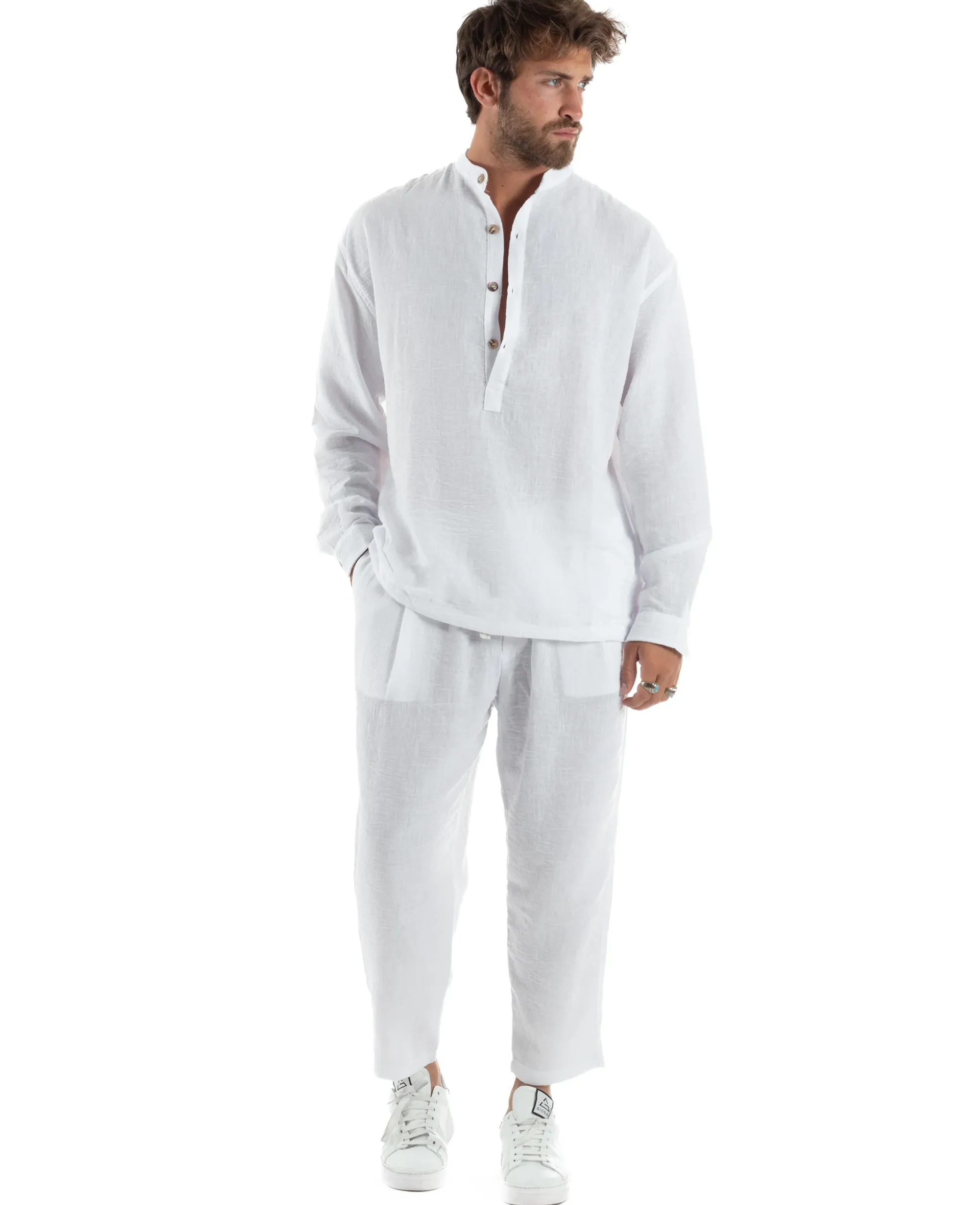 Coordinato Camicia Jogger Fiammato OU2514A