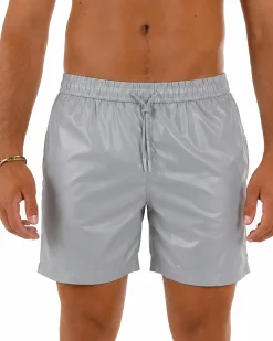 Costume da bagno bermuda mare uomo boxer lucido coulisse ghiaccio GIOSAL-SU1260A