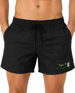 Costume da bagno bermuda mare uomo boxer mojito basic nero SUPERCULTURE BEACH-05