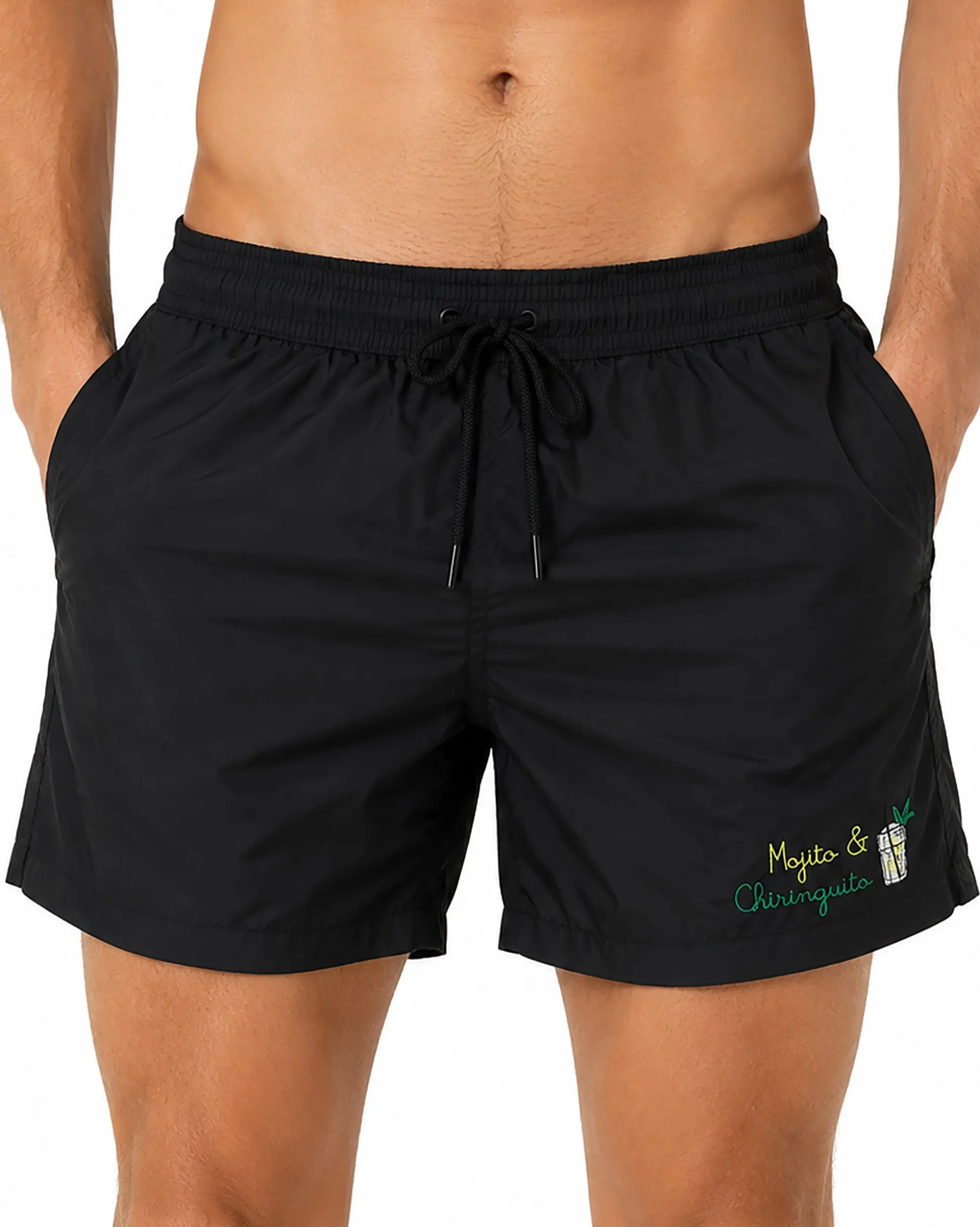 Costume da bagno bermuda mare uomo boxer mojito basic nero SUPERCULTURE BEACH-05