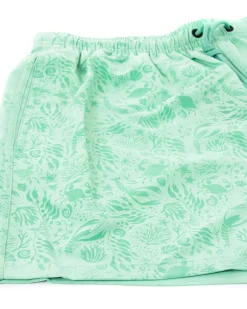 Costume Uomo Boxer Verde Acqua Fantasia Fantasia Coulisse GIOSAL-SU1184A