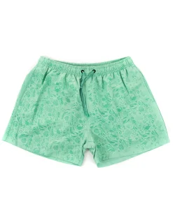 Costume Uomo Boxer Verde Acqua Fantasia Fantasia Coulisse GIOSAL-SU1184A