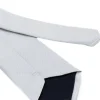 Cravatta uomo unisex slim in effetto seta con micro pois jacquard trama twill bianco GIOSAL-CP1190A