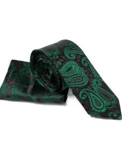 Cravattino Uomo Unisex Cravatta Pala Media Elegante Cerimonia Casual Fantasia Damascata Jacquard Nero GIOSAL-CP1148A