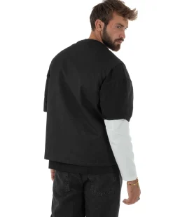 Gilet Casual Regular Fit Smanicato Streetwear G3325A