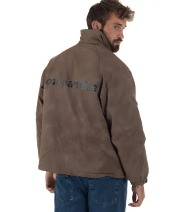 Giubbotto Bomber Oversize Sfumato Marrone G3321A
