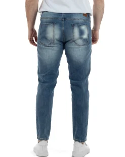 Jeans Cinque Tasche Slim Slavato TCJS1004A
