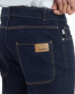 Jeans uomo carrot fit basic cintura denim scuro BlackSunday JS1194A