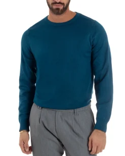 Maglioncino Uomo Girocollo Maglia Rasata Basic Ottanio M3056A