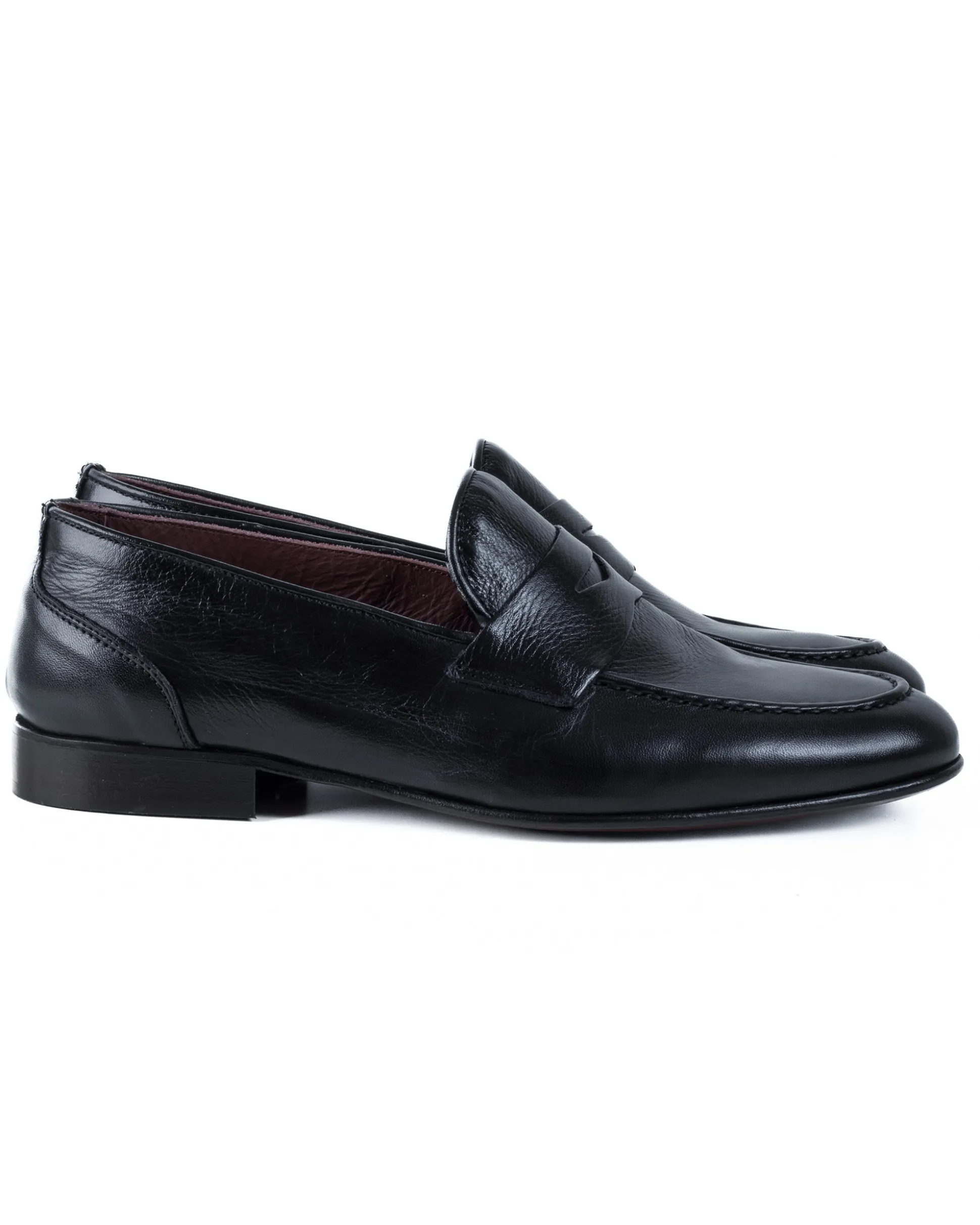Mocassini College Uomo Con Bendina Scarpe Classiche Ecopelle Eleganti Cerimonia Suola Di Cuoio Con Ovalino Antiscivolo Casual Blu GIOSAL-S1273A