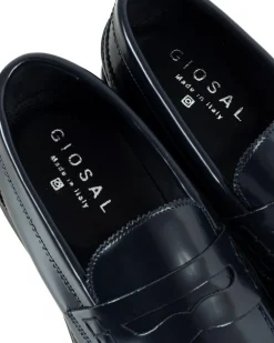 Mocassini College Uomo Scarpe Ecopelle Abrasivate Eleganti Cerimonia Suola Di Gomma Casual Blu GIOSAL-S1284A