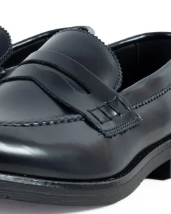 Mocassini College Uomo Scarpe Ecopelle Abrasivate Eleganti Cerimonia Suola Di Gomma Casual Blu GIOSAL-S1284A