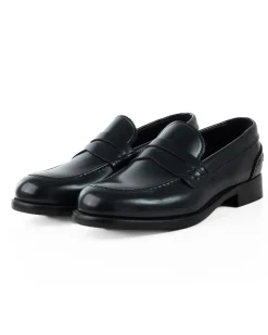Mocassini College Uomo Scarpe Ecopelle Abrasivate Eleganti Cerimonia Suola Di Cuoio Casual Blu GIOSAL-S1261A