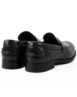 Mocassini College Uomo Scarpe Ecopelle Abrasivate Eleganti Cerimonia Suola Di Cuoio Casual Nero GIOSAL-S1260A