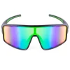 Occhiali da Sole Over A Maschera Casual Sunglasses Lenti Multicolore Nero Unisex Uomo Donna GIOSAL-OC1097A