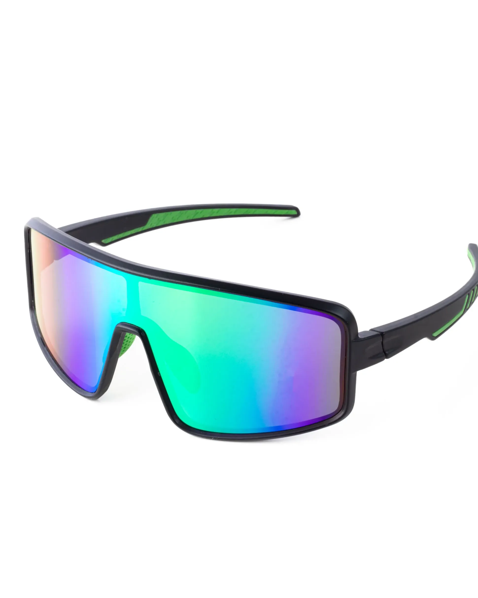 Occhiali da Sole Over A Maschera Casual Sunglasses Lenti Multicolore Nero Unisex Uomo Donna GIOSAL-OC1097A