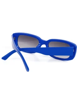 Occhiali da Sole Uomo Donna Unisex Casual Sunglasses Lenti Nero Squadrate Blu GIOSAL-OC1065A