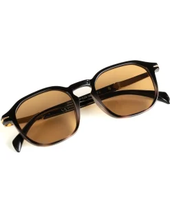 Occhiali da sole uomo unisex lenti amber cerniere dorate GIOSAL-OC1100A