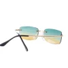 Occhiali da Sole Uomo Unisex Sunglasses Lenti Multicolore Squadrate Casual Sottili GIOSAL-OC1079A