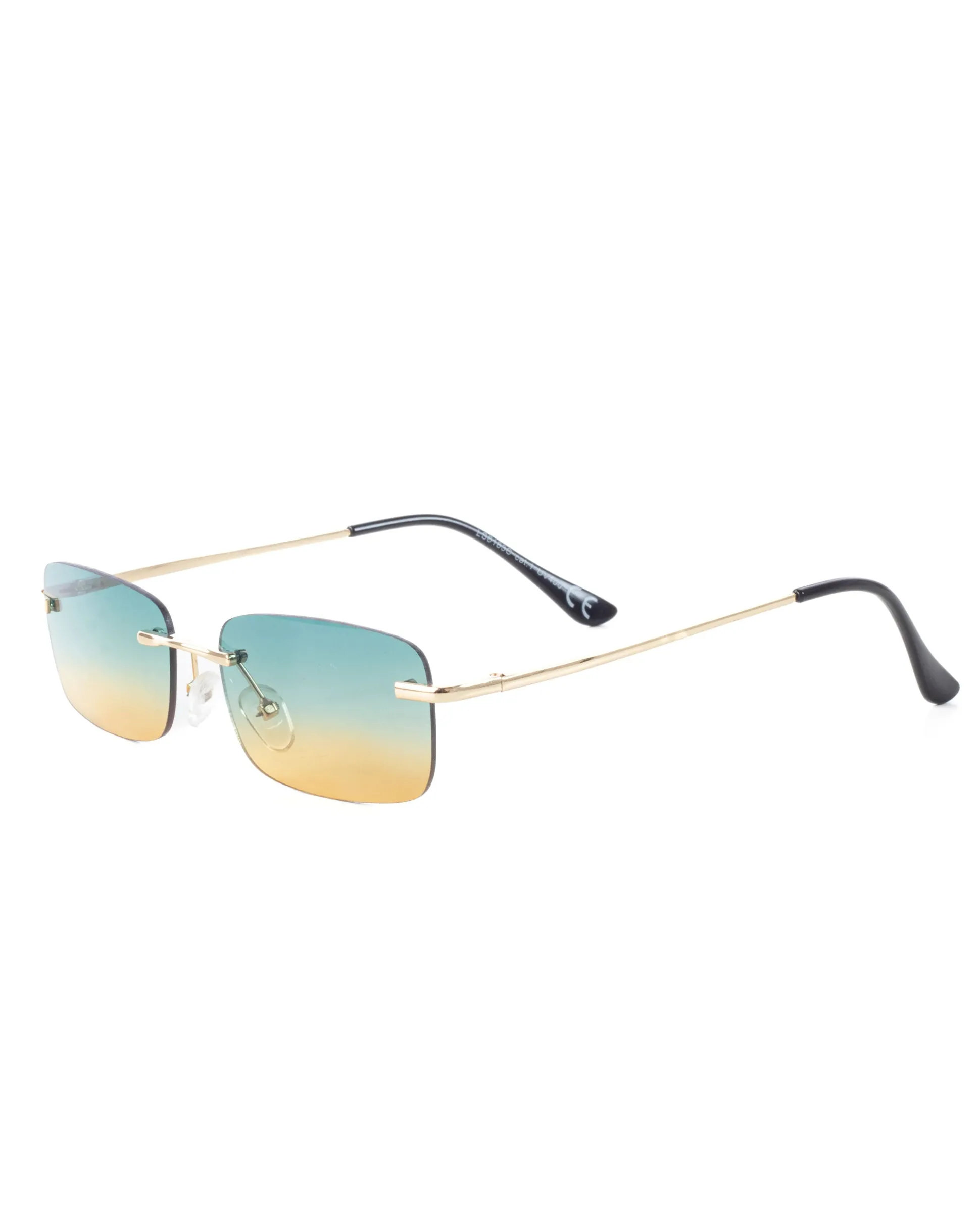 Occhiali da Sole Uomo Unisex Sunglasses Lenti Multicolore Squadrate Casual Sottili GIOSAL-OC1079A