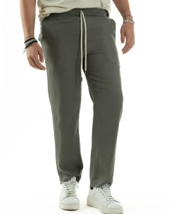Pantalaccio Lino Regular Fit P6337A