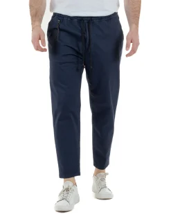 Pantaloni Cotone Jogger Blu TCP1013A
