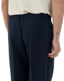 Pantaloni Uomo Pantalaccio Viscosa Morbido Regular Fit Blu P6245A