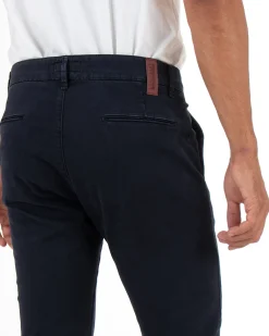 Pantaloni Uomo Tasca America Lungo Classico Slim Blu GIOSAL-P5409A