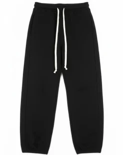 Pantaloni uomo tuta balloon fit cotone leggero pantalaccio japan baggy nero GIOSAL-P6441A